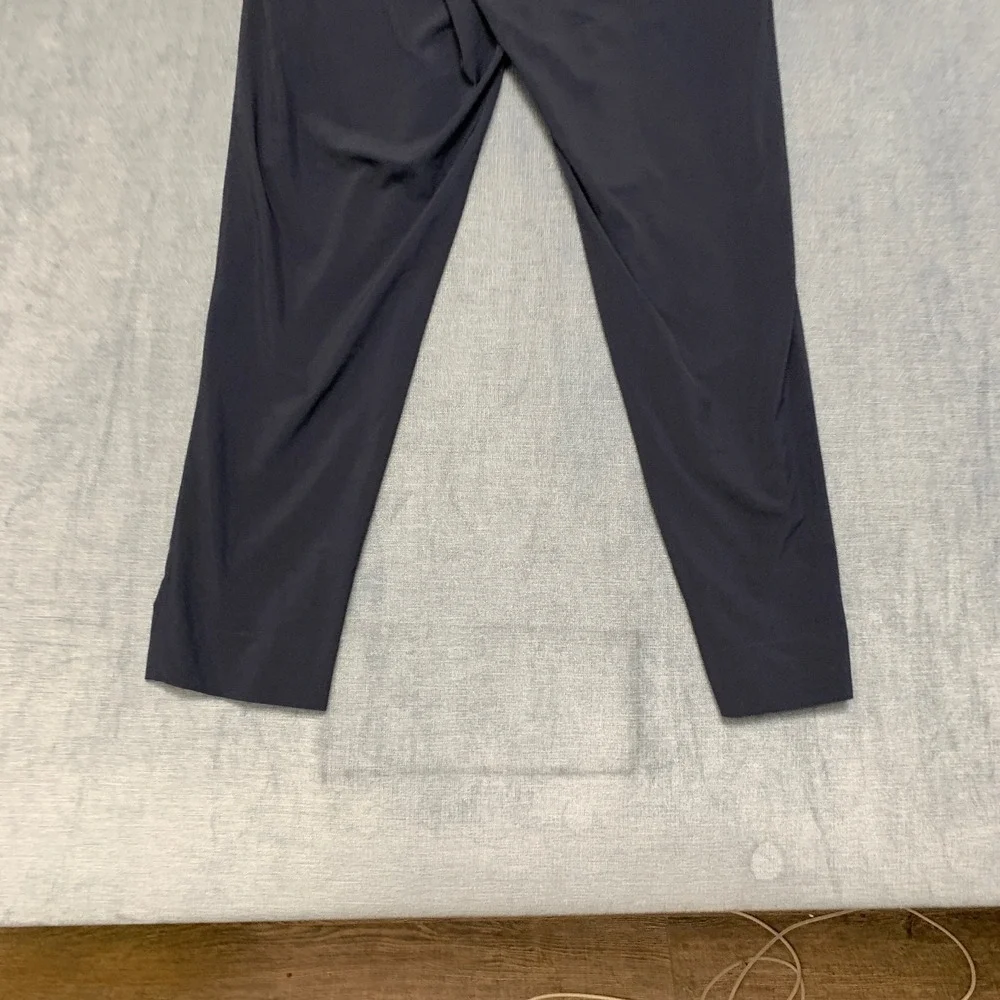 Banana Republic Airstretch Chino Pants Mens XS Black Slash Pockets Business